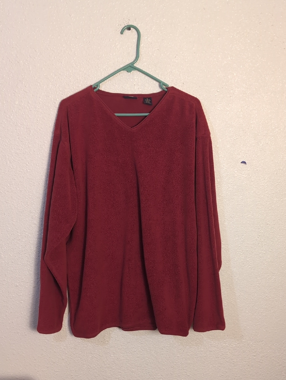 Dockers Men's V-Neck Sweater - Deep Red